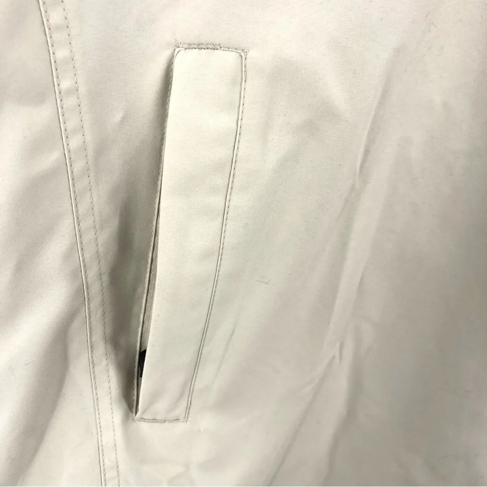 Ping Pullover Mens Medium Golf Tan Vneck Long Sleeve Pockets Toggle Waist
